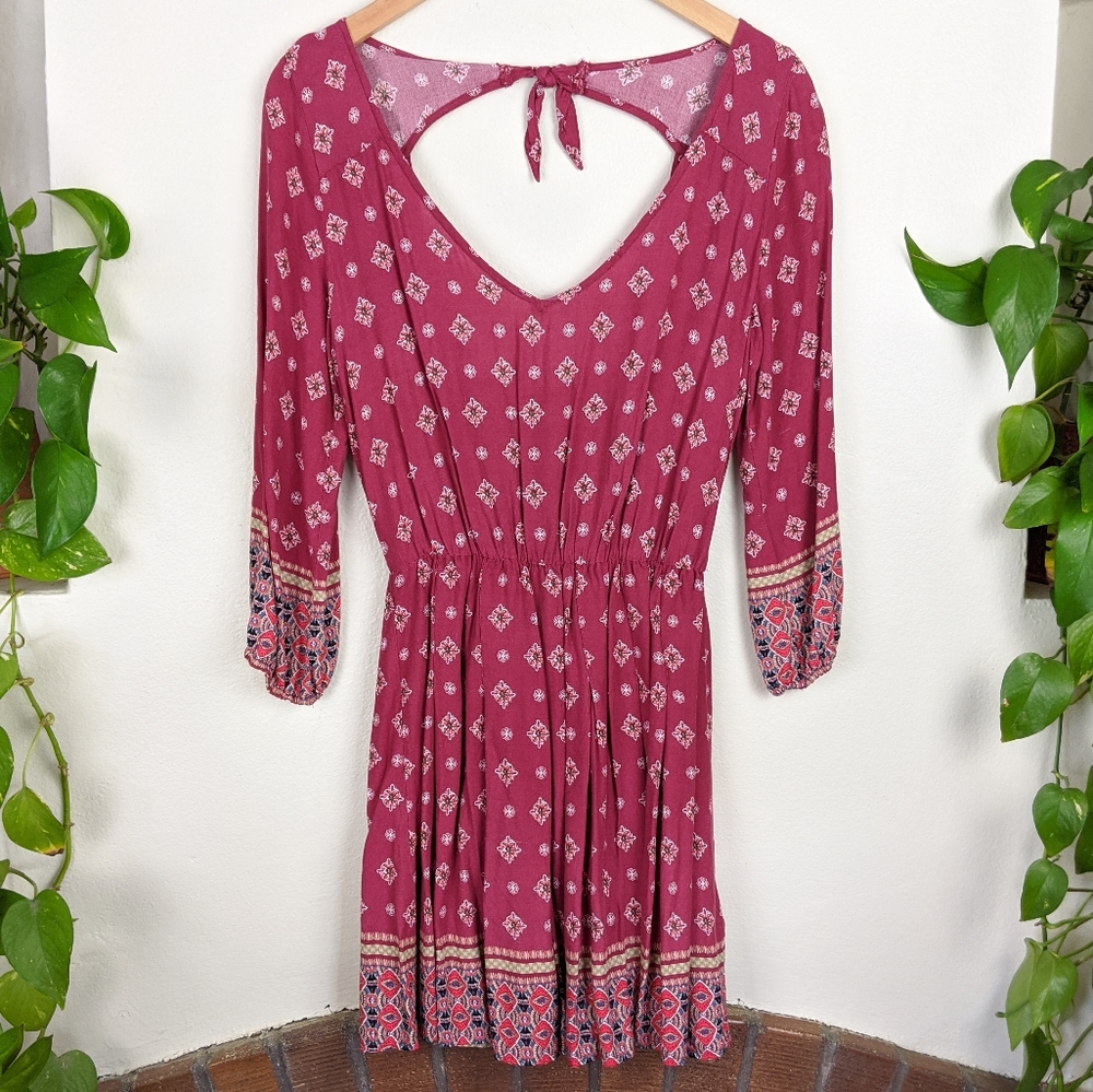 Hollister | Open-Back Boho Dress